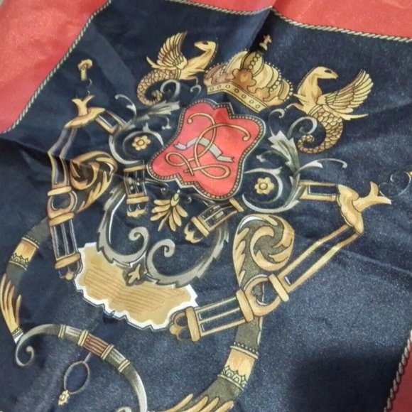 Matinto Silk Scarf Square Made In Italy Sk3 - Picture 7 of 9